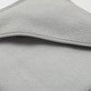 Set prosop cu gluga si manusa baie, New Baby, Dimensiune mare 100 x 100 cm, Basic, Gray
