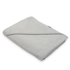 Set prosop cu gluga si manusa baie, New Baby, Dimensiune mare 100 x 100 cm, Basic, Gray