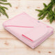 Set prosop cu gluga si manusa baie, New Baby, Dimensiune mare 100 x 100 cm, Basic, Pink