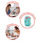 Skip Hop - Set de hranire Easy-Feed (sticla cu pai, 2 lingurite si 2 boluri ergonomice)
