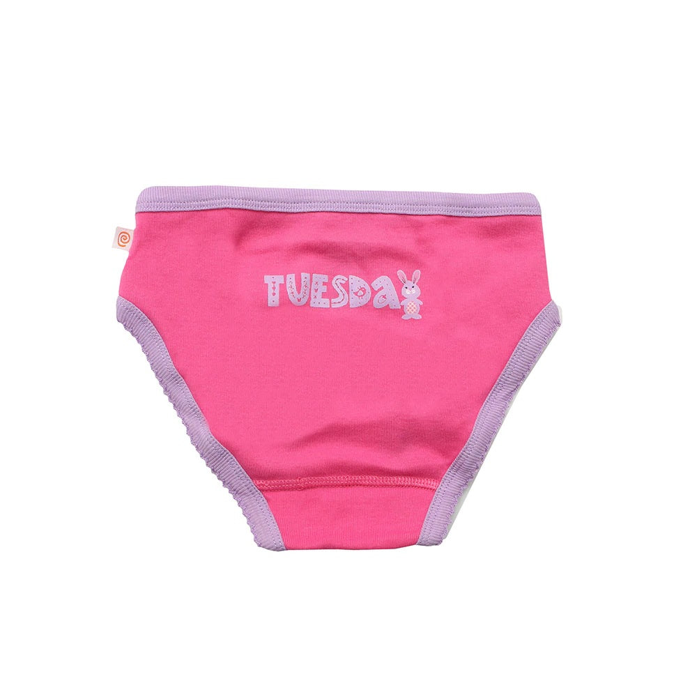 Chilotei din bumbac organic, pentru fete, Zoocchini, Zilele sÃ„Æ’ptÃ„Æ’mÃƒÂ¢nii, 5-6 ani - 7 buc