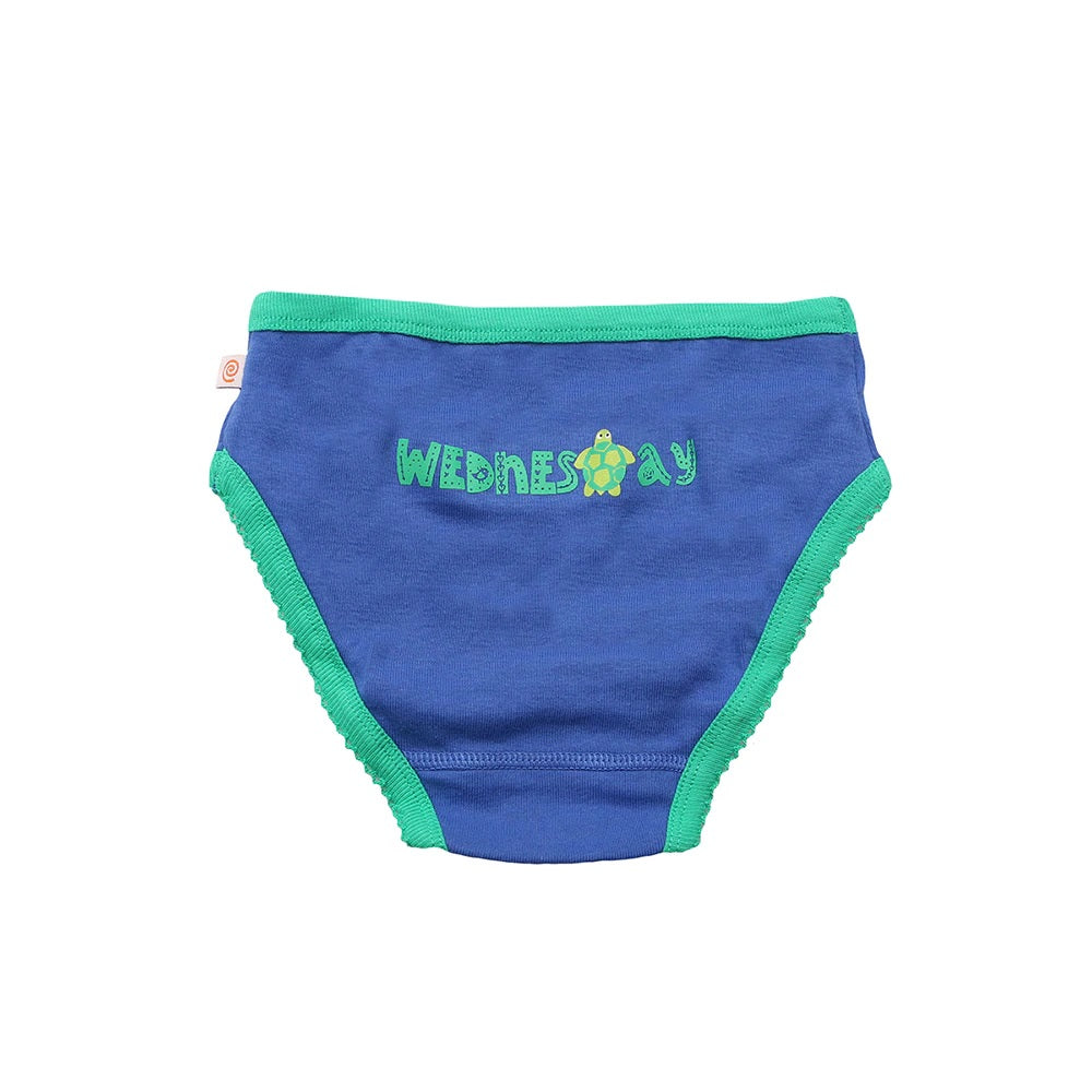 Chilotei din bumbac organic, pentru fete, Zoocchini, Zilele sÃ„Æ’ptÃ„Æ’mÃƒÂ¢nii, 5-6 ani - 7 buc