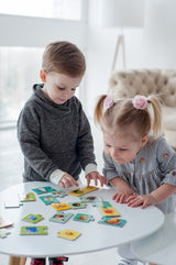 Puzzle pentru copii, 2 Ani+, Puzzlika - Familia potrivita