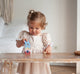 Jucarie din lemn, Cubika, Set constructii Turn 8 piese - Pastel