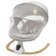 Sezlong balansoar, New Baby, Smart, Pana la 9 kg, Include cronometru si detector de miscare, Cu 5 viteze de leganare, Cu sunete si melodii, Cu 2 jucarii, 0 lun+, Grey