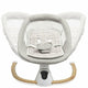 Sezlong balansoar, New Baby, Smart, Pana la 9 kg, Include cronometru si detector de miscare, Cu 5 viteze de leganare, Cu sunete si melodii, Cu 2 jucarii, 0 lun+, Grey