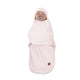 Sistem de infasare si caciulita, MimiNu, Pentru bebe, 0 - 3 luni, Leo, Din bumbac interlock certificat Oeko Tex Standard 100, Soft Powdery Pink