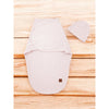 Sistem de infasare si caciulita, MimiNu, Pentru bebe, 0 - 3 luni, Din bumbac certificat Oeko Tex Standard 100, Soft Powdery Pink