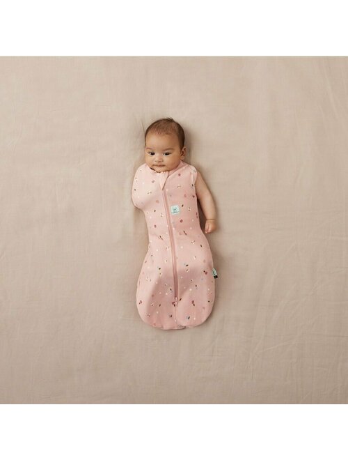 Sistem de infasat si sac de dormit, ErgoPouch, 2 in 1, 6-12 luni, 8-10 kg, TOG 1, Bumbac organic, Fermoar bidirectional, Transformabil, Lavabil la masina, Certificat non-toxic, Premiat in Australia, Roz - gogobaby.ro