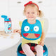 Skip Hop Bavetica de silicon Fold & Go Zoo - Bufnita