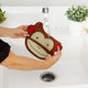 Skip Hop Bavetica de silicon Fold & Go Zoo - Maimutica