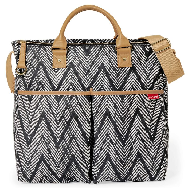 Skip Hop Geanta de scutece Duo Zig Zag Zebra