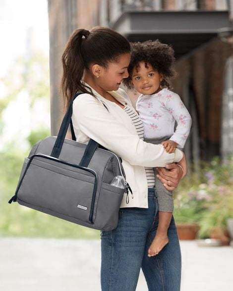 Skip Hop Geanta de scutece Satchel - cu deschidere larga - gogobaby.ro