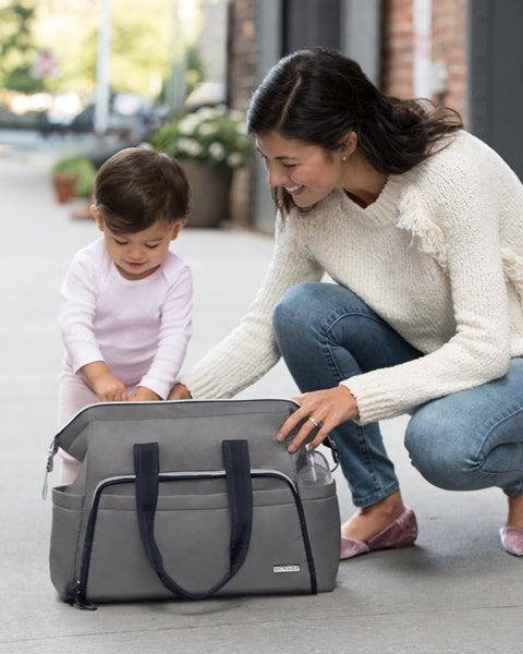 Skip Hop Geanta de scutece Satchel - cu deschidere larga - gogobaby.ro