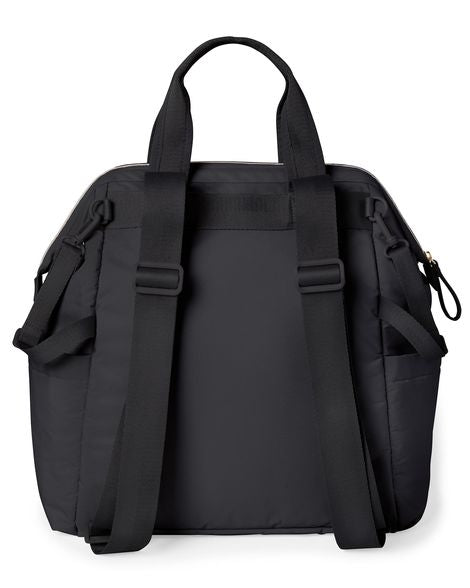 Skip Hop - Geanta pentru scutece tip rucsac, cu deschidere larga - Black - gogobaby.ro