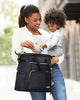 Skip Hop - Geanta pentru scutece tip rucsac, cu deschidere larga - Black