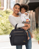 Skip Hop - Geanta pentru scutece tip rucsac, cu deschidere larga - Black