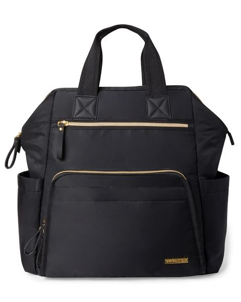Skip Hop - Geanta pentru scutece tip rucsac, cu deschidere larga - Black - gogobaby.ro