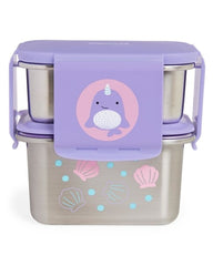 Skip Hop Kit pentru pranz din otel inoxidabil Zoo - Balena