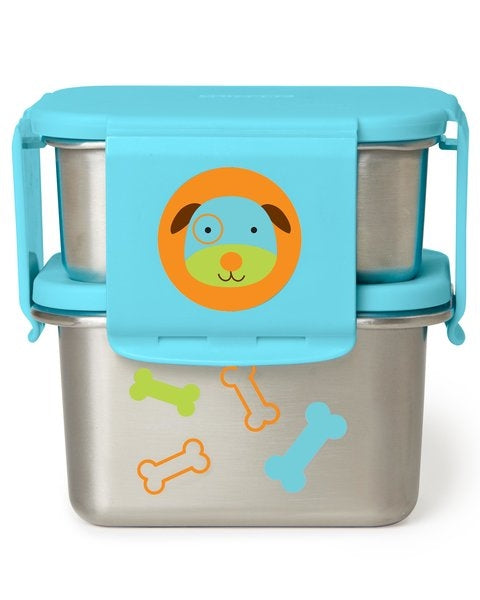 Skip Hop Kit pentru pranz din otel inoxidabil Zoo - Catel