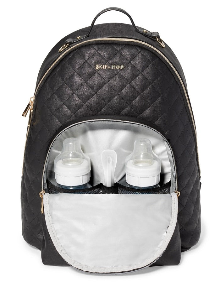 Skip Hop Linx Rucsac pentru scutece matlasat - Negru - gogobaby.ro