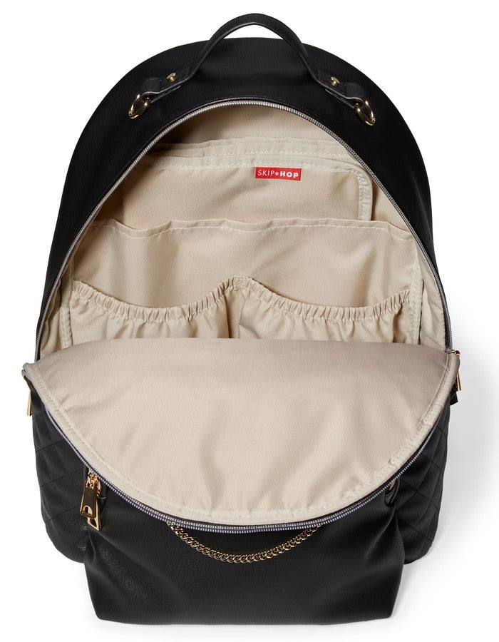 Skip Hop Linx Rucsac pentru scutece matlasat - Negru - gogobaby.ro