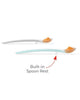 Skip Hop - Set 2 lingurite Easy Feed - Gri + turcoaz
