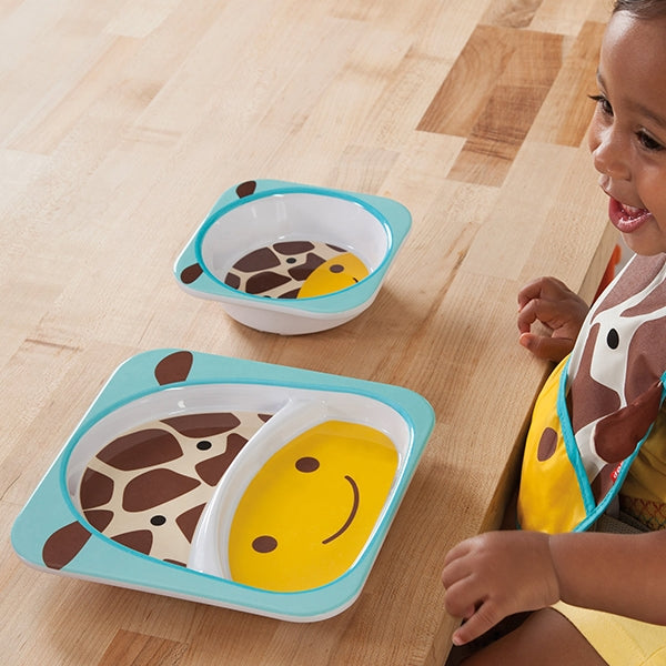 Skip Hop Set Farfurie & Bol – Girafa - gogobaby.ro