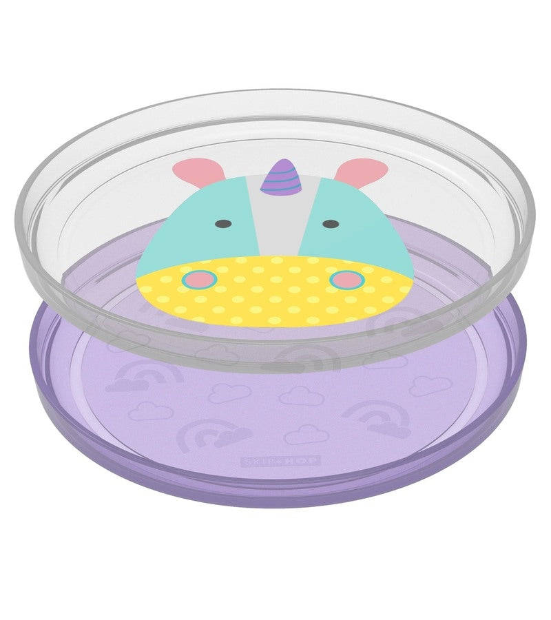 Skip Hop Set farfurii anti-alunecare - Unicorn - gogobaby.ro