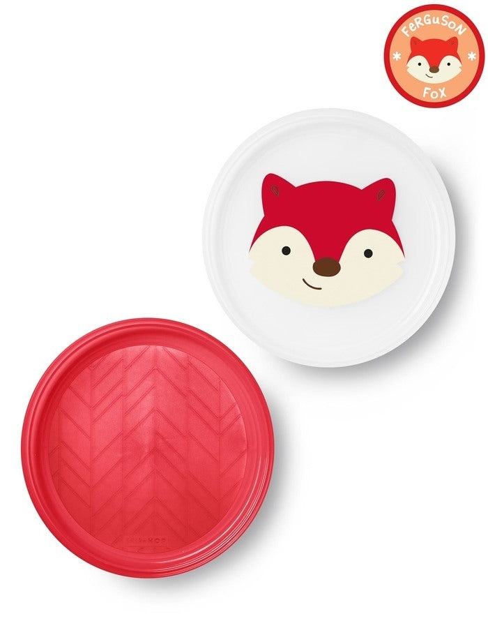 Skip Hop Set farfurii anti-alunecare - Vulpe - gogobaby.ro
