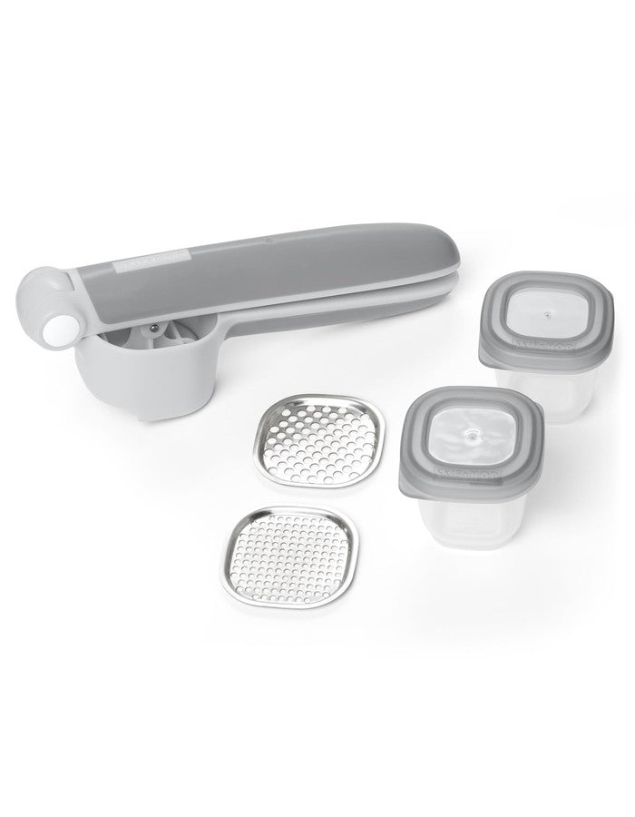 Skip Hop Set presa mancare pentru preparare rapida - Gri - gogobaby.ro