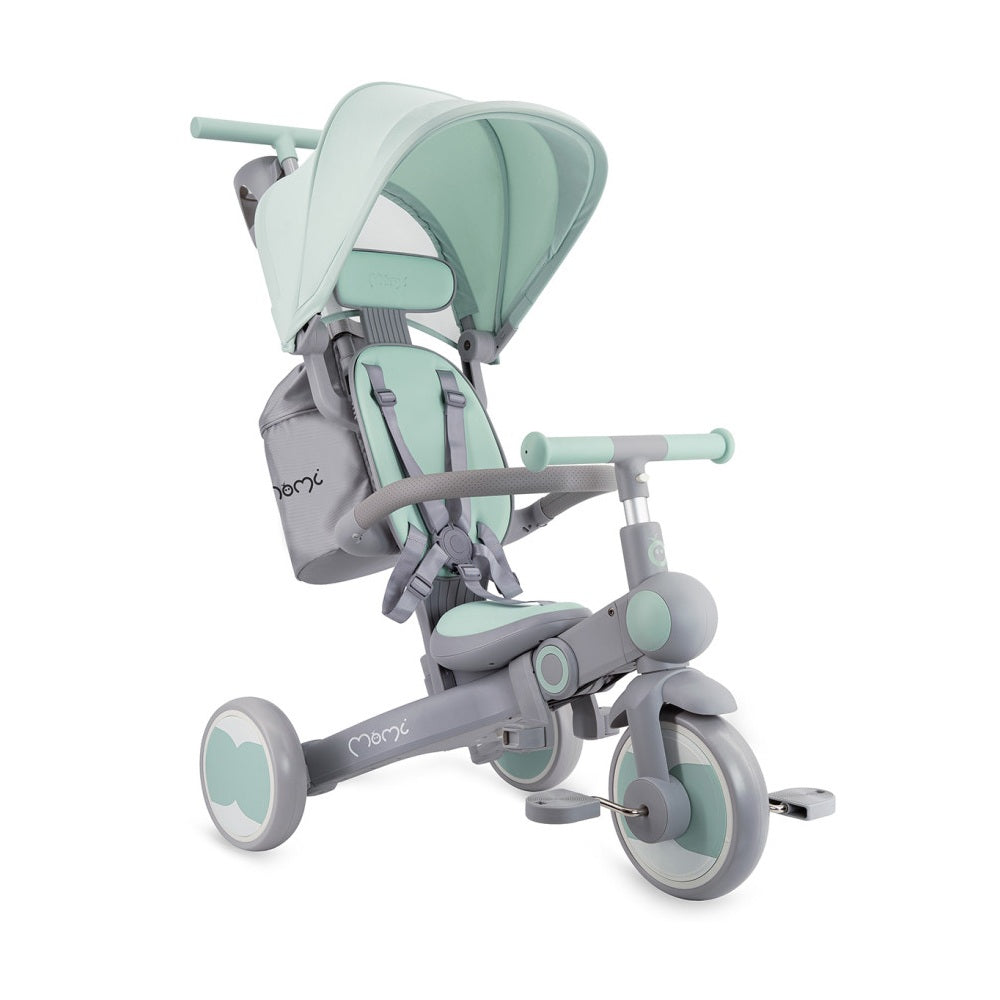Tricicleta transformabila 4in1 Momi, Solivia - Green - gogobaby.ro