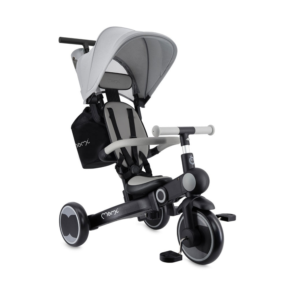 Tricicleta transformabila 4in1 Momi, Solivia - Grey - gogobaby.ro