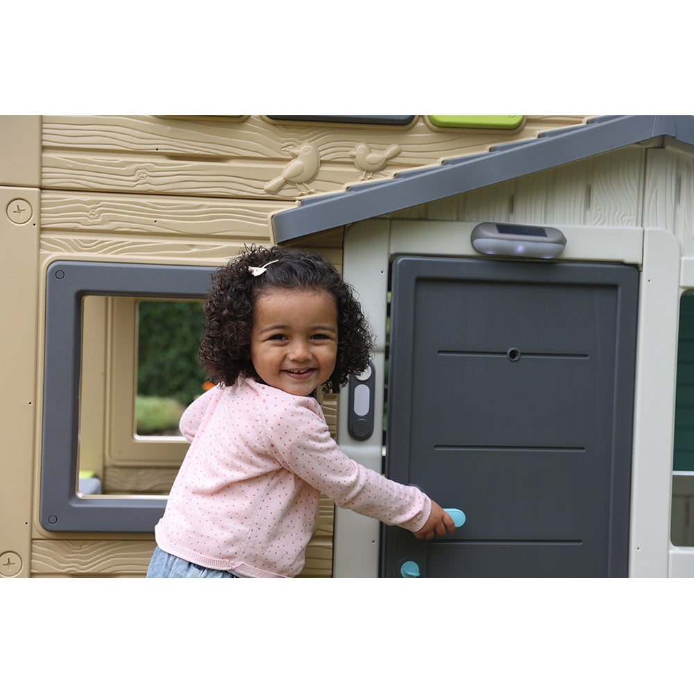 Sonerie electronica pentru casuta copii Smoby Doorbell gri - gogobaby.ro