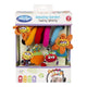 Spirala cu jucarii, Playgro, Multifunctionale pentru carucior, scoica auto si patut, Cu jucarie de dentitie, Amazing Garden Twirly Whirly, 33 cm