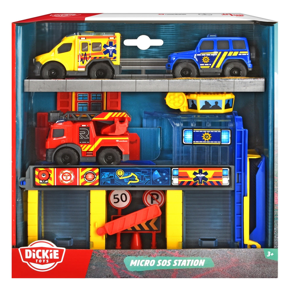 Statie de salvare Dickie Toys Micro SOS Station - gogobaby.ro