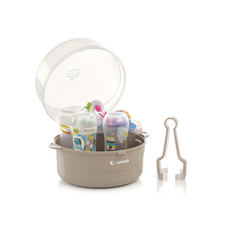 Sterilizator microunde, Jane, Capacitate 6 biberoane, BPA Free, 16.5 cm x 20 cm - gogobaby.ro