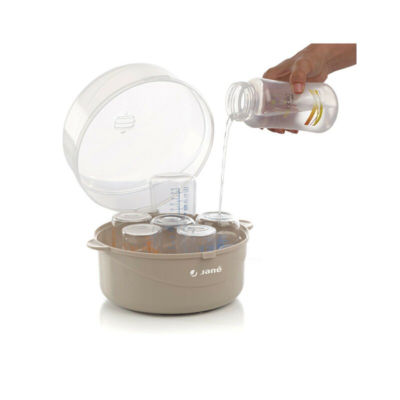 Sterilizator microunde, Jane, Capacitate 6 biberoane, BPA Free, 16.5 cm x 20 cm - gogobaby.ro