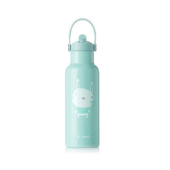 Sticla termos lichide, Jane, Din otel inoxidabil, Cu mentinere de temperatura de pana la 12 ore, 500 ml, Bpa Free, Conform cu EN 1186:2022EN 12546-1:2000UNE EN 14372:2005, Mint