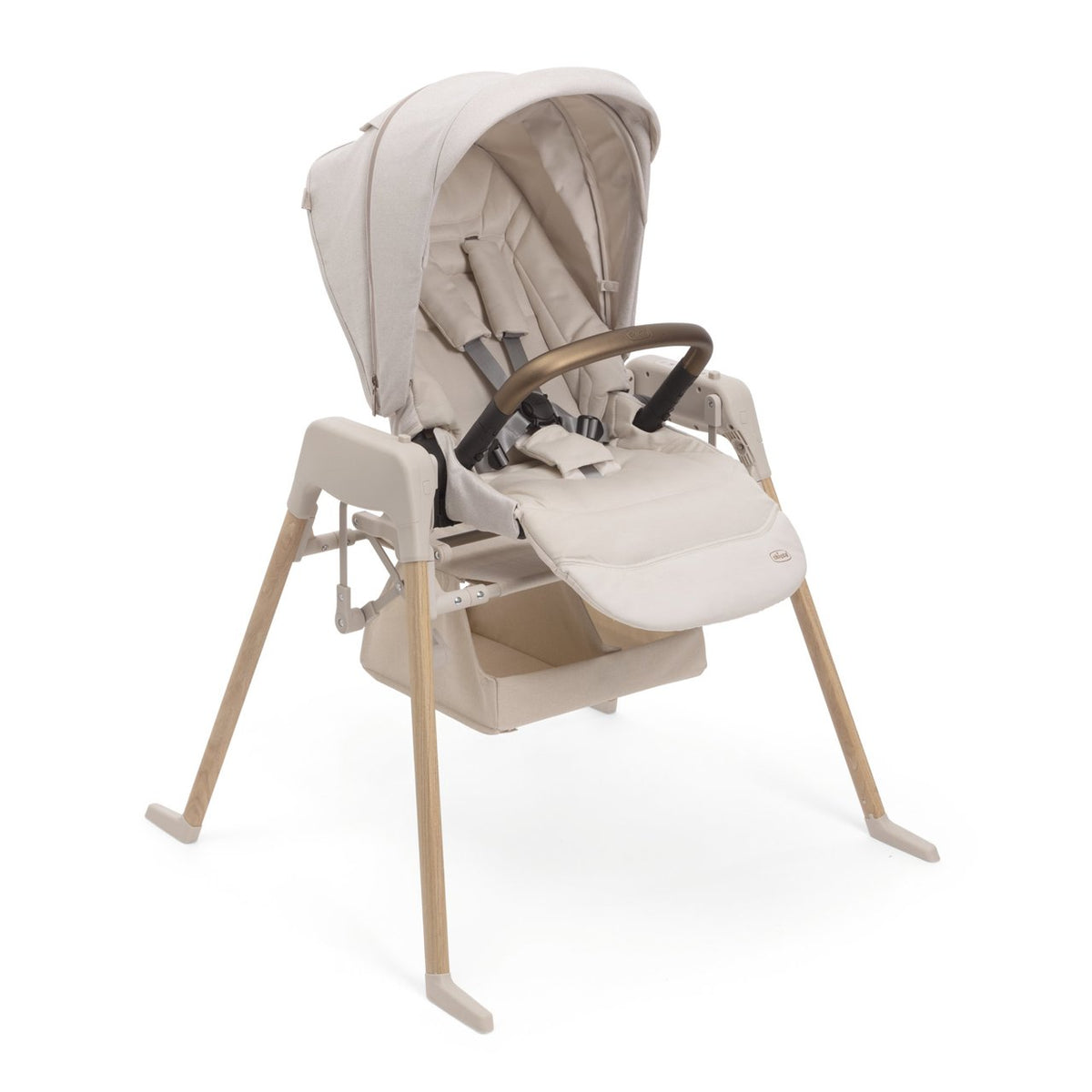 Suport electronic cu sistem de leganare Chicco E-Lullaglide, (compatibil scoica Kory Plus, landou si sezut carucior sport Bellagio), Natural, 0 luni+ - gogobaby.ro