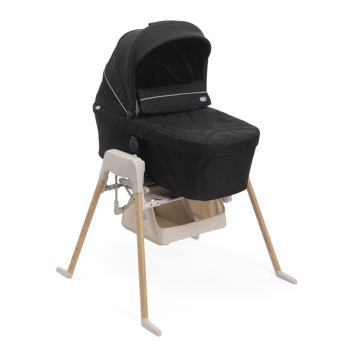 Suport electronic cu sistem de leganare Chicco E-Lullaglide, (compatibil scoica Kory Plus, landou si sezut carucior sport Bellagio), Natural, 0 luni+ - gogobaby.ro