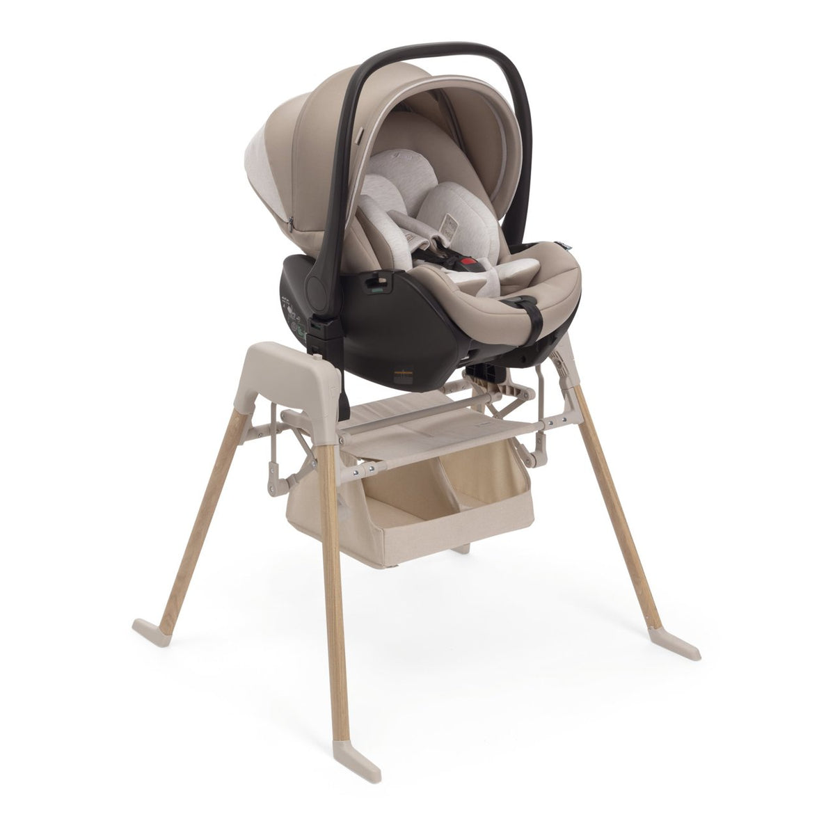 Suport electronic cu sistem de leganare Chicco E-Lullaglide, (compatibil scoica Kory Plus, landou si sezut carucior sport Bellagio), Natural, 0 luni+ - gogobaby.ro