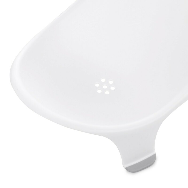 Suport pentru baie ergonomic, Jane, Nemo, De la nastere, Cu maner, Conform cu standardul european de siguranta EN 17022:2018, White - gogobaby.ro