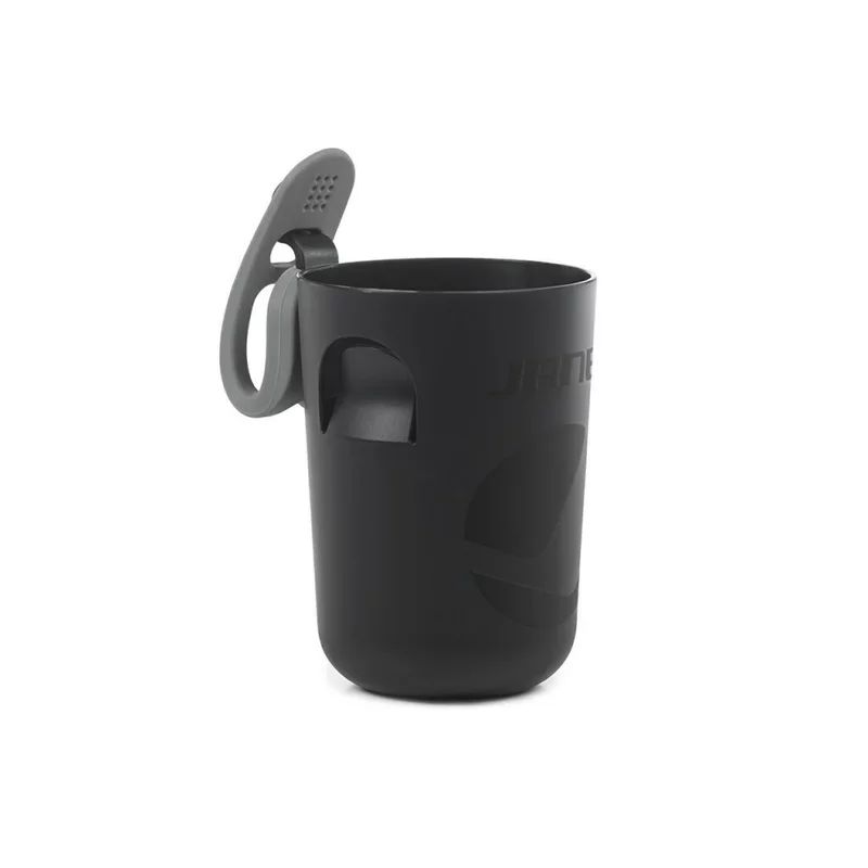 Suport pentru carucior, Jane, Universal, Pentru biberon/sticla, 15 x 5 x 21 cm, Negru