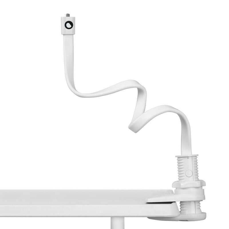 Suport pentru monitor, Lionelo, Flexi, Lungimea 56.5 cm , Flexibil, Compatibil cu Babyline 3.2, Babyline View, Babyline 8.2, Babyline 8.3, Alb - gogobaby.ro