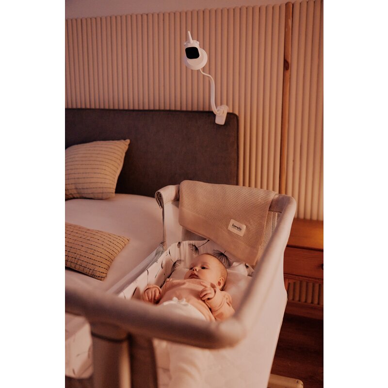 Suport pentru monitor, Lionelo, Flexi, Lungimea 56.5 cm , Flexibil, Compatibil cu Babyline 3.2, Babyline View, Babyline 8.2, Babyline 8.3, Alb - gogobaby.ro