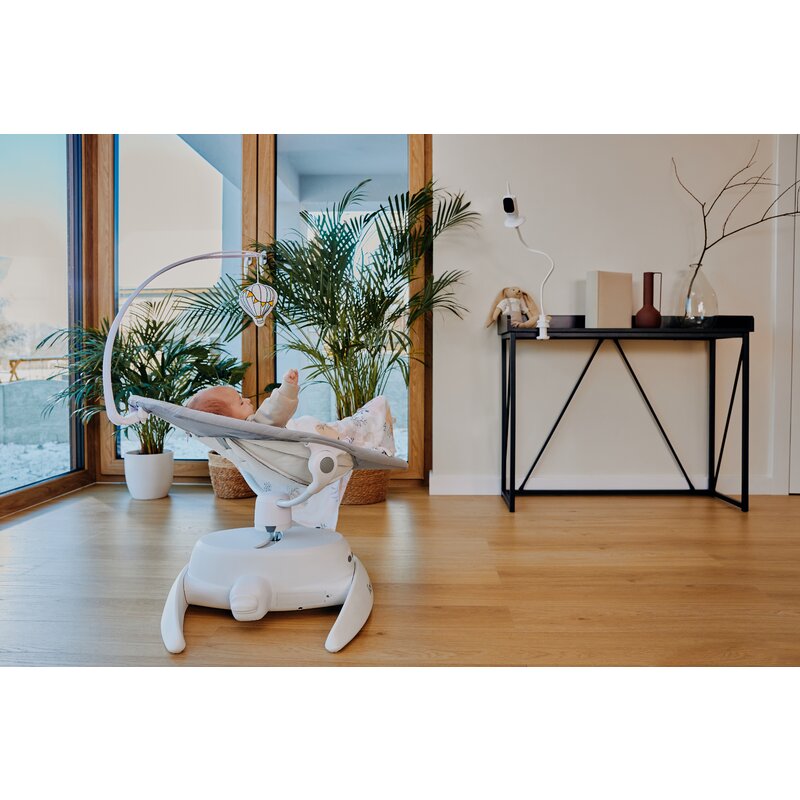 Suport pentru monitor, Lionelo, Flexi, Lungimea 56.5 cm , Flexibil, Compatibil cu Babyline 3.2, Babyline View, Babyline 8.2, Babyline 8.3, Alb - gogobaby.ro