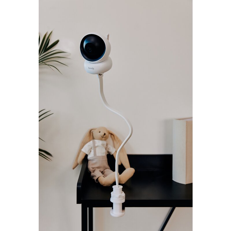 Suport pentru monitor, Lionelo, Flexi, Lungimea 56.5 cm , Flexibil, Compatibil cu Babyline 3.2, Babyline View, Babyline 8.2, Babyline 8.3, Alb - gogobaby.ro