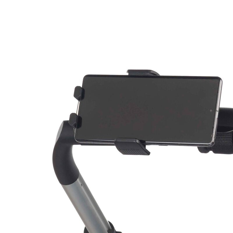 Suport telefon, Jane, Pentru carucior, Universal, Reglabil, Cu buton de blocare, Black - gogobaby.ro