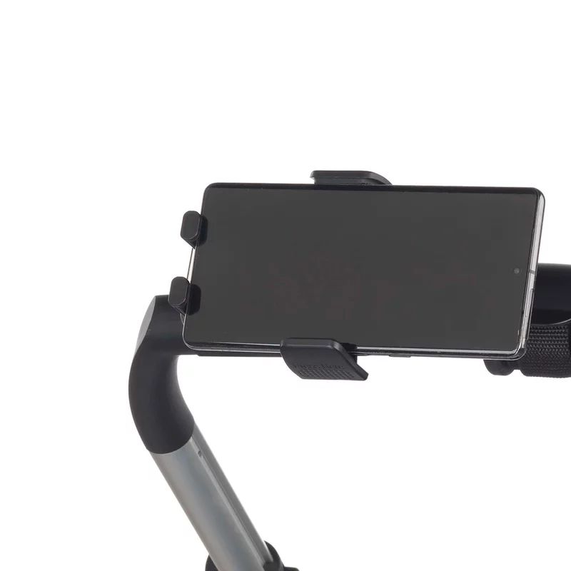 Suport telefon, Jane, Pentru carucior, Universal, Reglabil, Cu buton de blocare, Black